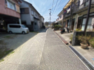 八反町　売土地【前面道路含む現地写真】