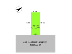 東堀通５番町土地の画像