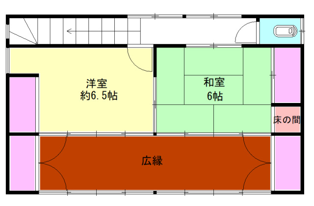 熱海市泉の中古一戸建【間取り】２階間取り