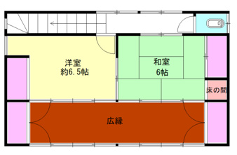 熱海市泉の中古一戸建【間取り】２階間取り