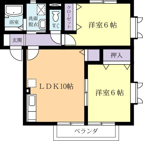 各部屋６帖以上！使いやすい間取りです☆