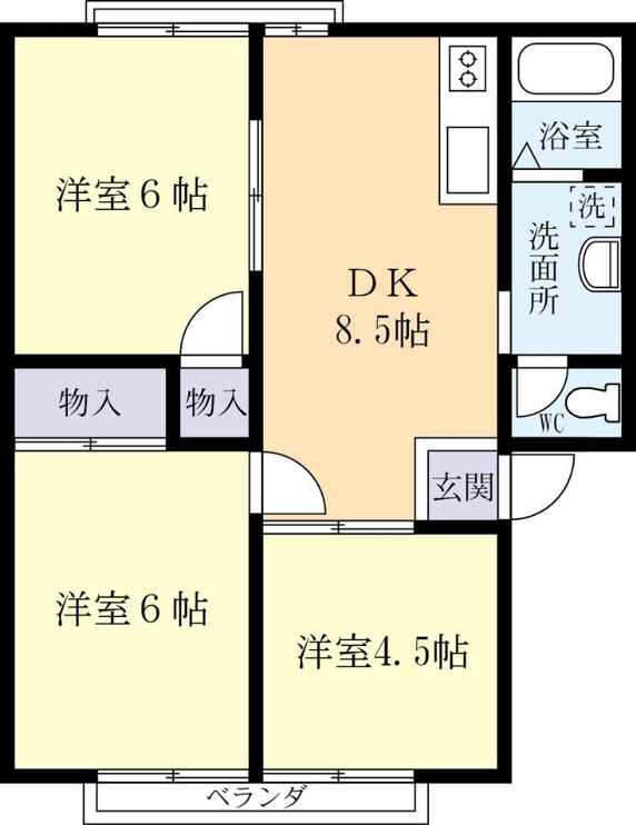 ペットと暮らせる広々間取