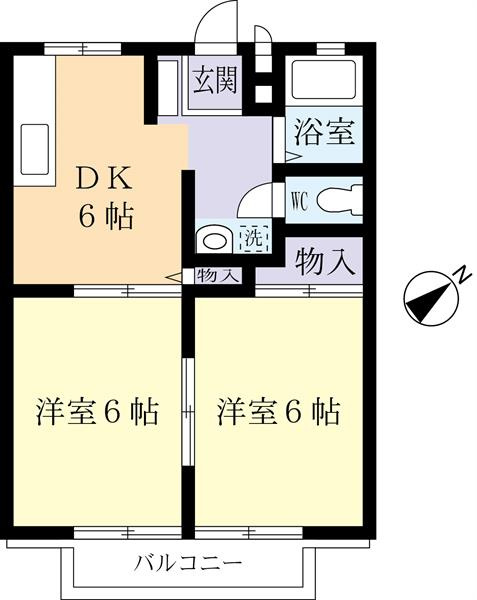 使いやすい２ＤＫ！
