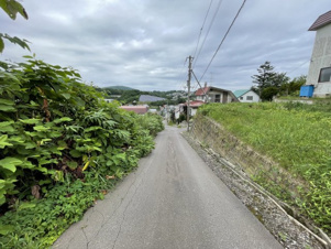 小樽市石山町の売地【前面道路含む現地写真】