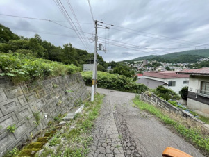 小樽市石山町の売地【前面道路含む現地写真】