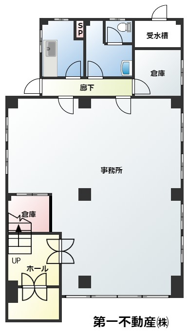 西脇市西脇の事務所【間取り】