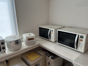 コレントハウス馬込【洗面所】洗面台は全５台設置。被ることなく使えそうですね。
