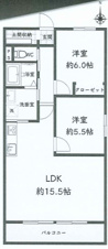 K51166-ｼｬﾙﾏﾝ衣笠金閣寺ﾊｲﾂ【間取り】