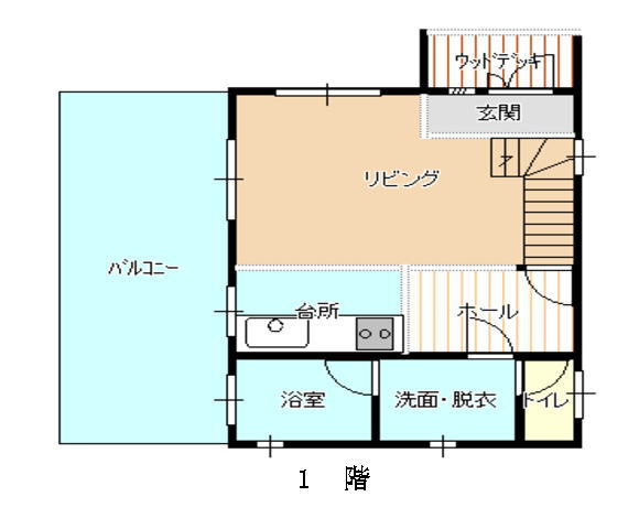 和歌山県日高郡別荘【間取り】
