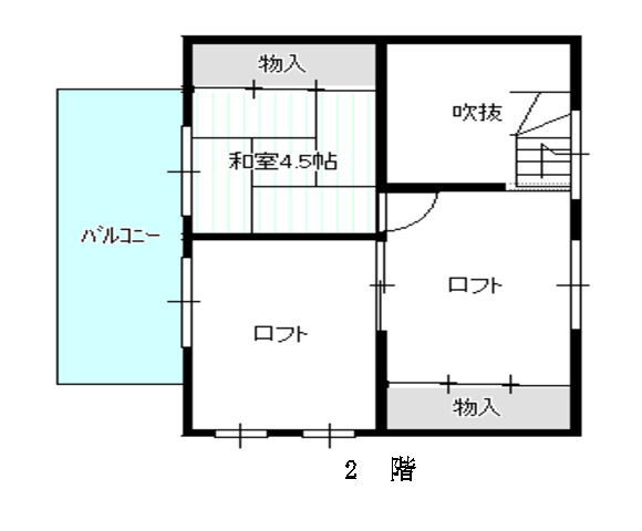 和歌山県日高郡別荘【間取り】