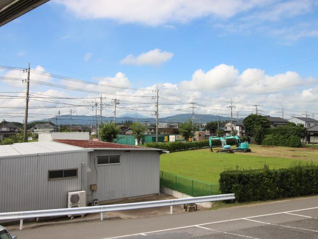 和室から