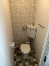 マンション入福【トイレ】ポップで可愛いトイレです♪