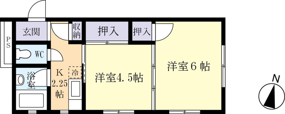 和室が洋室になっています。
