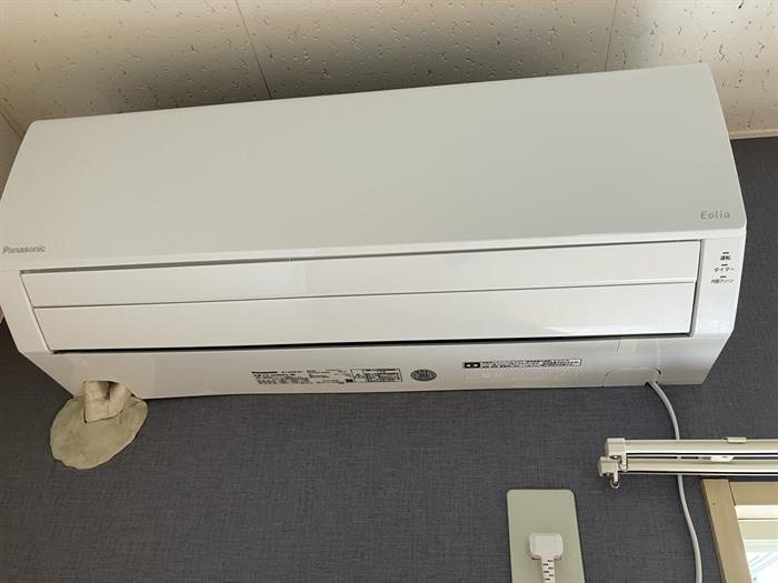 エアコン付きで快適に過ごせますね！