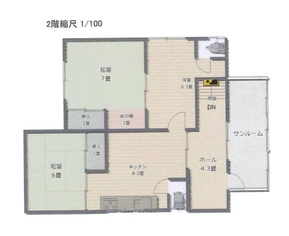 古川売家【間取り】