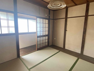 豊浦文化【和室】和室です、照明は残置物です