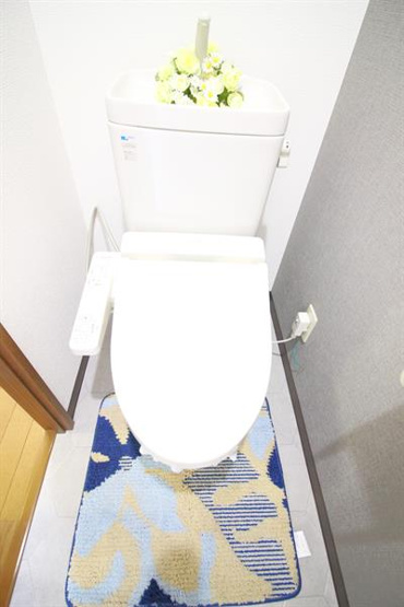 もちろん温水洗浄便座付き！