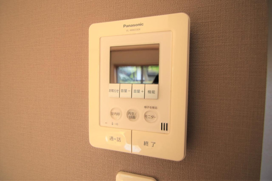 TVモニター付きで安心