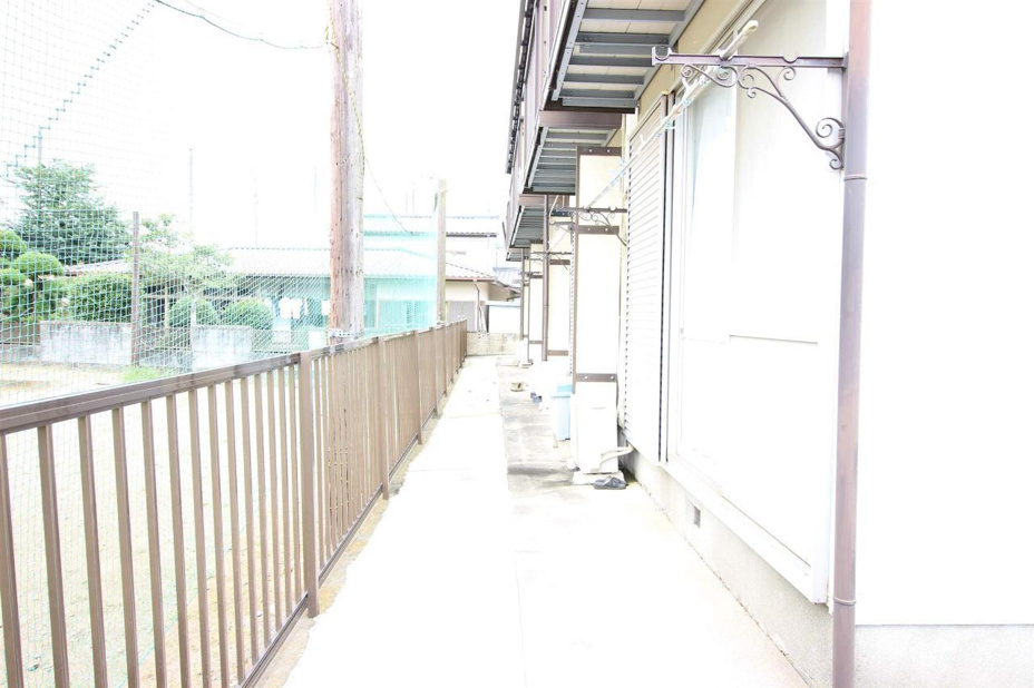 外に洗濯物も干せます