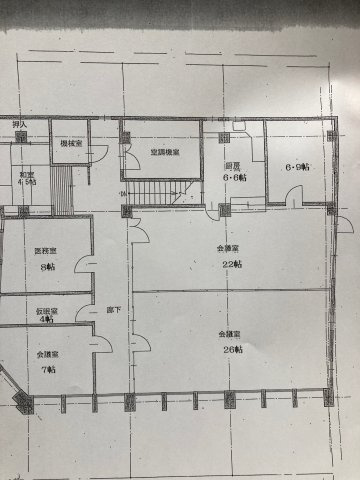 合浦　貸店舗及び貸事務所【間取り】