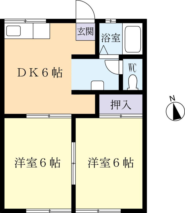 2間洋室です！