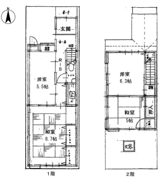 K21764-紫竹【間取り】