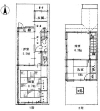 K21764-紫竹【間取り】