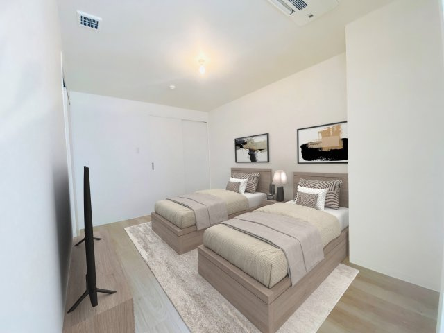 ※参考写真　実際の写真に家具のCGを重ねたものです。家具付き住戸ではございません。