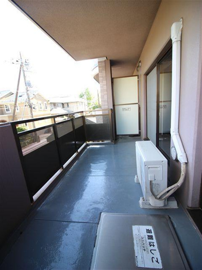 日当たり良好なバルコニー