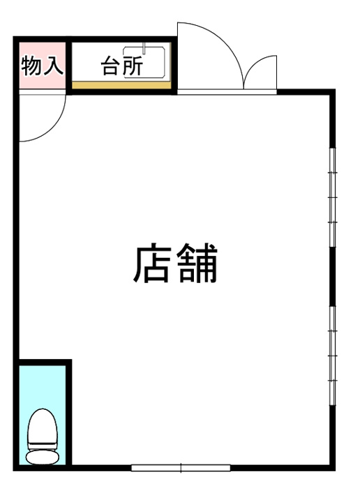盛岡市松園２丁目の店舗戸建【間取り】