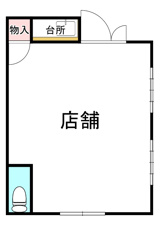 盛岡市松園２丁目の店舗戸建【間取り】