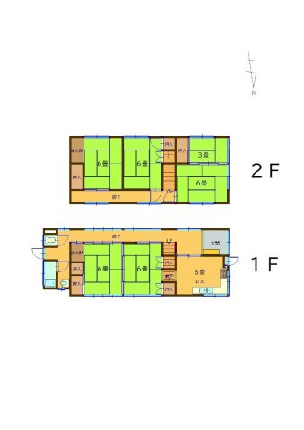 岩美郡岩美町網代中古戸建て【間取り】