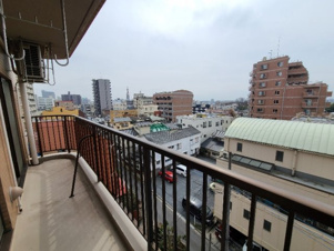 シティパレス水戸南町(604号室)【バルコニー】