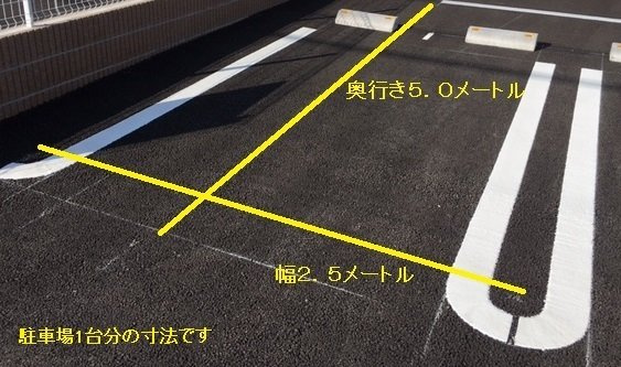 加須市南篠崎のアパート【駐車場】