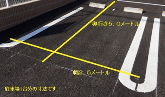 加須市南篠崎のアパート【駐車場】