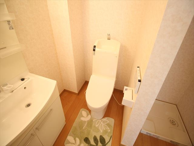 脱衣所と一体化しているタイプの造りになります