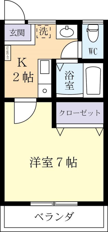 7畳の1Ｋです！
