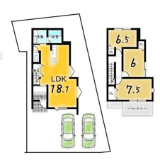 S11689-修学院【土地図＋建物プラン例】