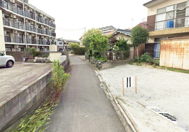 清須市西枇杷島町北二ツ杁　土地【前面道路含む現地写真】名鉄名古屋本線「北二ツ杁」駅徒歩6分、名古屋駅まで乗車7分で通勤通学に大変便利です！