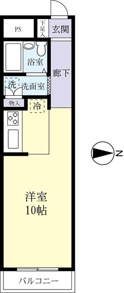 1人暮らし向けの1R