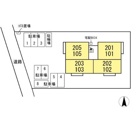 Ｄ－ｒｏｏｍ御茶園【区画図】