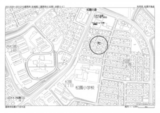 盛岡市松園３丁目の駐車場【地図】