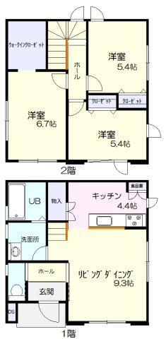 青山一丁目未入居住宅【間取り】