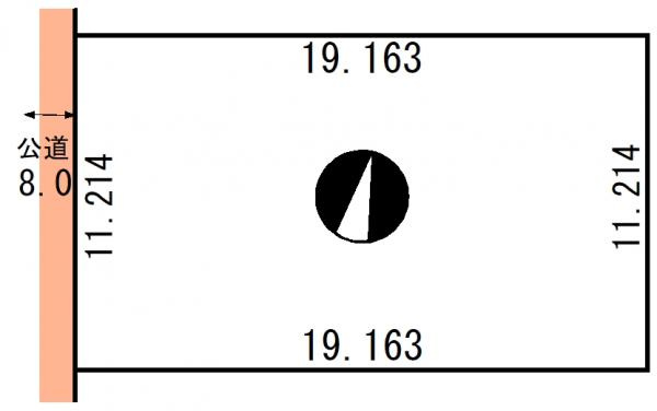 大楽毛西1丁目184-34売地【間取り】