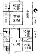 武佐3丁目5-40売家【間取り】