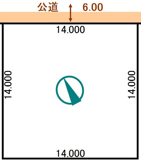 桜ヶ岡7丁目67-130売地【間取り】