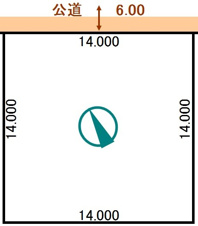 桜ヶ岡7丁目67-130売地【間取り】