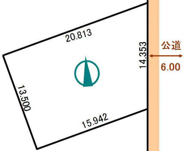 柏東7丁目145売地【間取り】