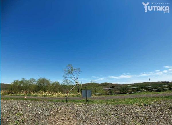 柏東7丁目145売地【展望】敷地内からの眺望です。家を建てたら、玄関からの眺めはこうかもしれませんね。