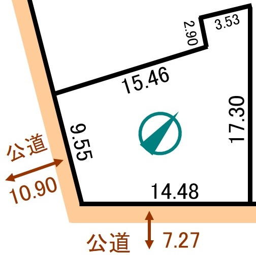 大町6丁目23-1売地【間取り】